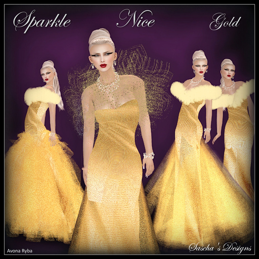 SAS - Sparkle Nice Gold Gown