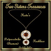 KATE'S SATIN PADPARADSCHA DIAMOND NECKLACE YG