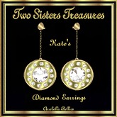 KATE'S SATIN YELLOW DIAMOND EARRINGS YG