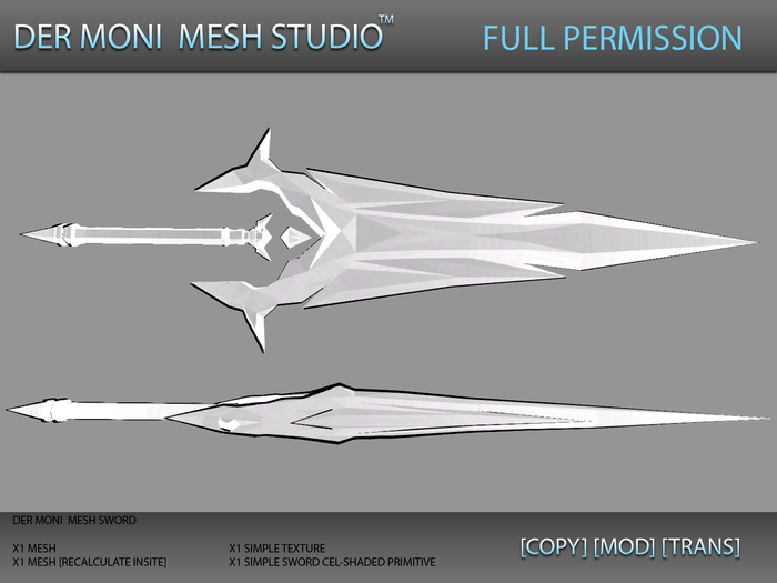 DER MONI MESH SWORD SET 2 PACK 2