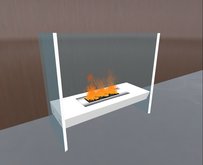 Igloo Fireplace - White