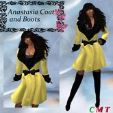 Anastasia popeline-jaune-dor Mesh_Madam Coat 