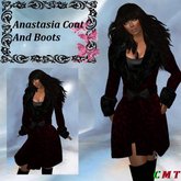 Anastasia Velour Bordeau cotele Mesh_Madam Coat