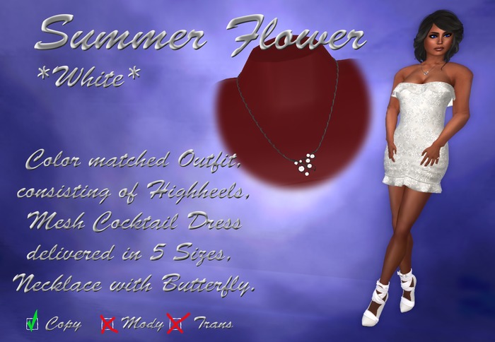 **Summer Flower** (White)
