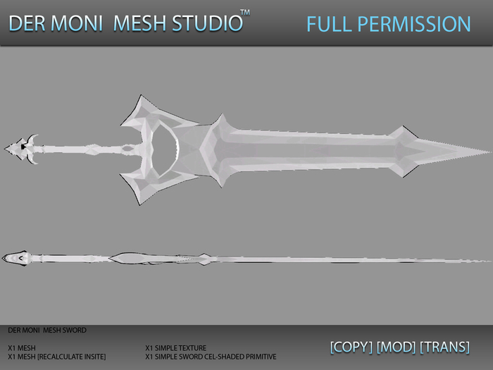 DER MONI MESH SWORD SET 3 PACK 1