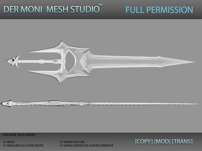 DER MONI MESH SWORD SET 3 PACK 2