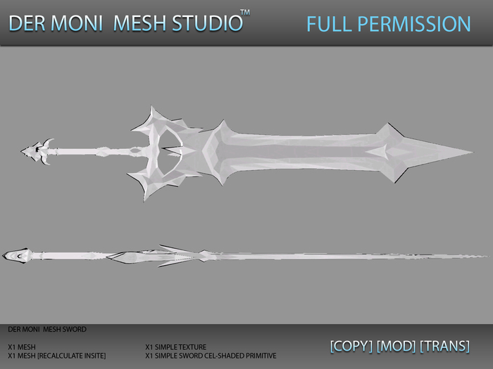DER MONI MESH SWORD SET 3 PACK 3