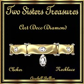 TST - ART DECO DIAMOND NECKLACE YG