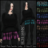 :::Sn@tch Mesh Bridget Sweater Combo (DEMOS):::