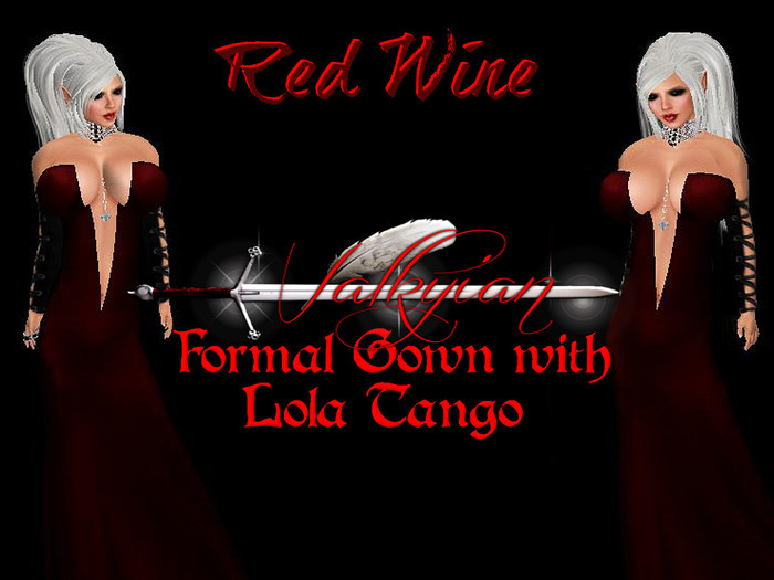 Red Wine- Lola Tango -Strapless Formal Gown