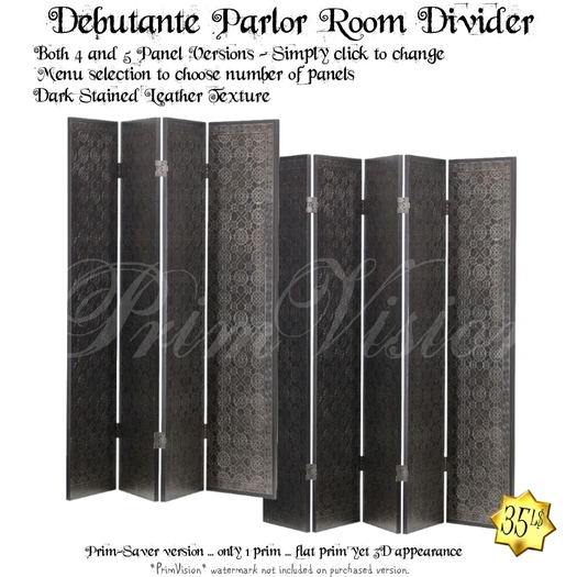 *PV* Debutante Parlor Room Divider - 2 in 1!