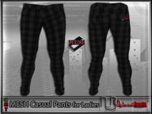 Upload[_]:: - MESH Casual Pants for Ladies