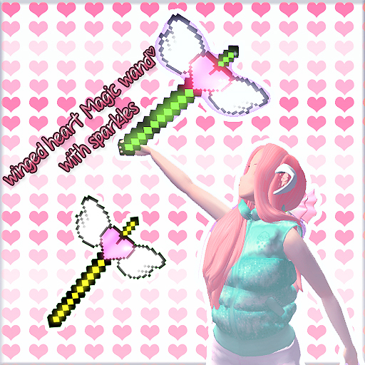.:Pinku*Pantsu:.winged heart Magic wand