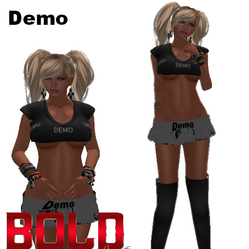 Top e skirt mesh BOLD [DEMO]