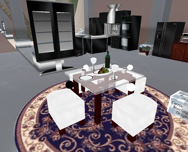 Wind & Sea Dining Room 14 Pc. Set Table, 4 Chairs, Dinnerware (Modify,Transfer)