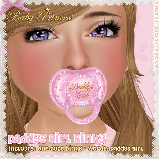 :*BABY*: Binky Daddys Girl - Pink
