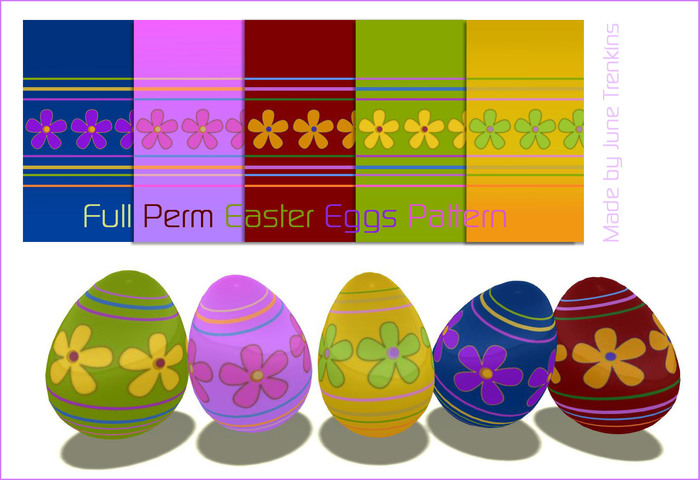 Full Perm Easter Texture Flowers (bx)