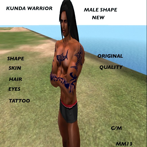 (NEW) KUNDA WARRIOR MALE SHAPE