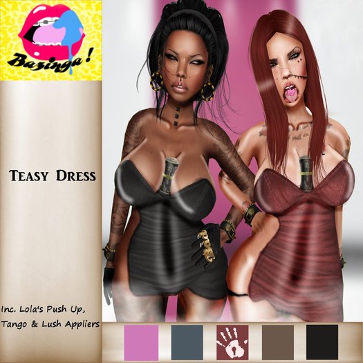 {BAZINGA} Teasy Dress Red