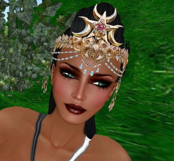 ~SE~Circlet-Tripple Moon Goddess
