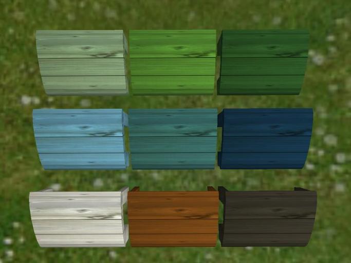 Adirondack Two Seater: colour changer (One of the items in my range of homewares and furnishings department)