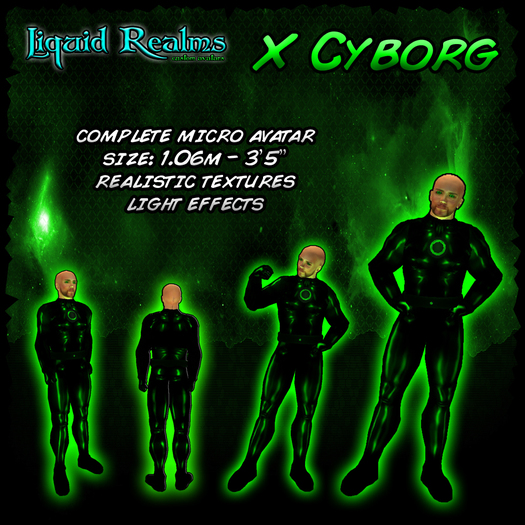 [LR]X Cyborg Green - Micro Avatar