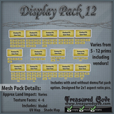 -TC- Display Pack 12 Mesh 50% Discount!!