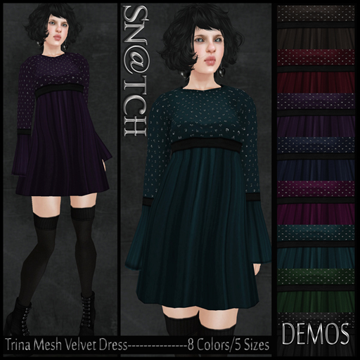 :::Sn@tch Mesh Lydia Corset Dress-All Colors (XLarge):::