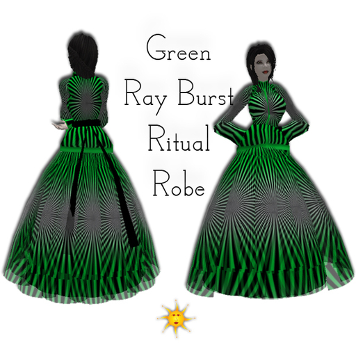 .: CS :. Green Ray Burst Ritual Robe