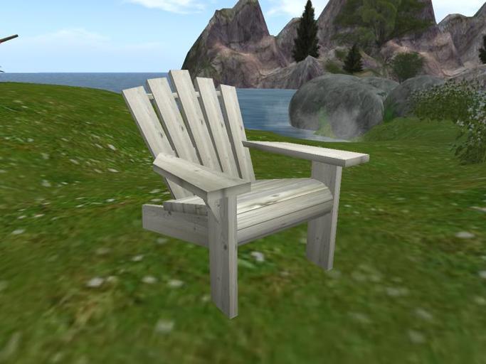 Adirondack Chair: colour changer (One of the items in my range of homewares and furnishings)