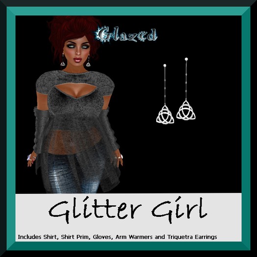 .::Glazed::. Glitter Girl (Black)