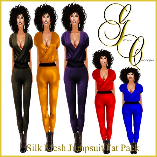 (CC) Sexy Mesh Jumpsuit Fatpack Boxed