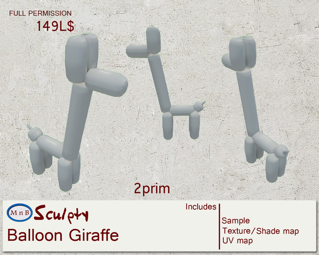 *~M`n B~* Balloon Giraffe (box)