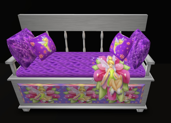 Cute Bench w/Poses-TinkerBell