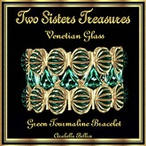 TST - VENETIAN GLASS GREEN TOURMALINE BRACELET YG