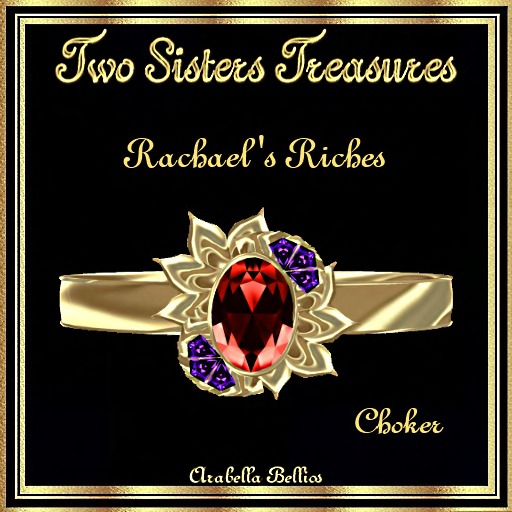 TST - RACHAEL'S RICHES RUBY AMETHYST CHOKER YG