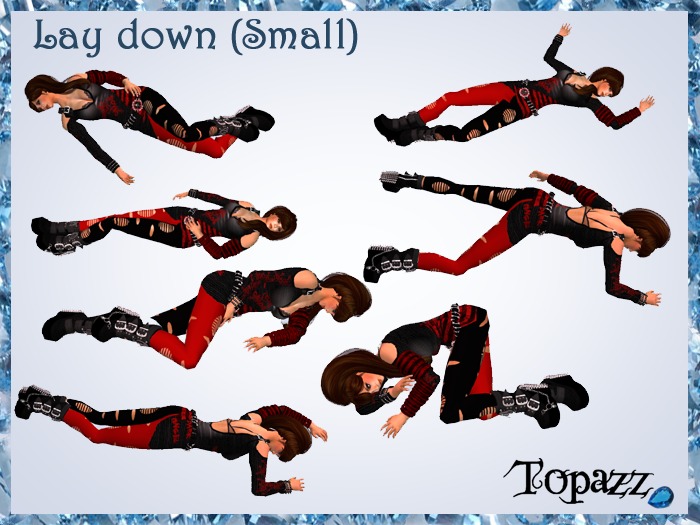 Topazz - Lay down for small avatars (Hud)