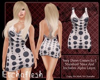 [Etchaflesh] Seeing Spots Dont Cross Me Dress