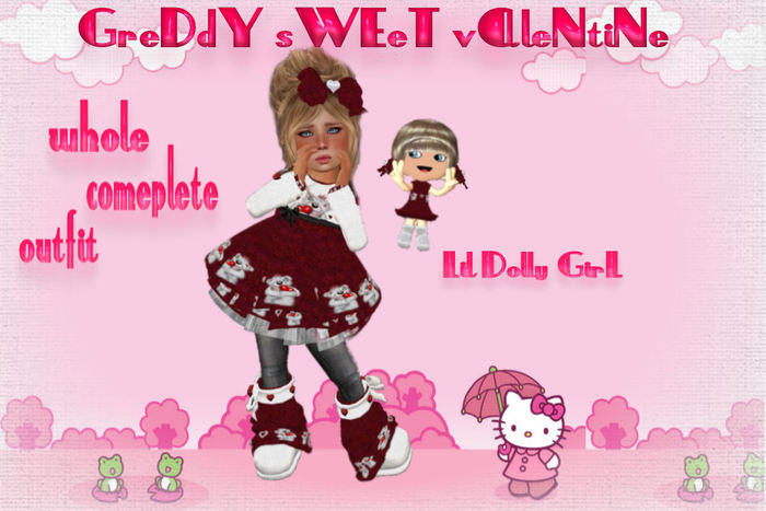 GreDdY sWEeT vAleNtiNe outfit