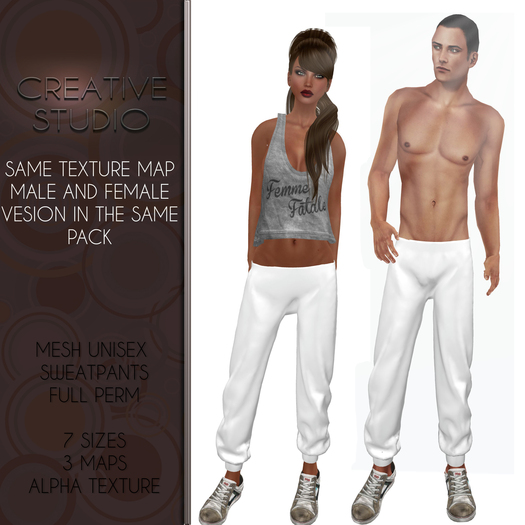 - CREATIVE STUDIO - Unisex Sweatpants 