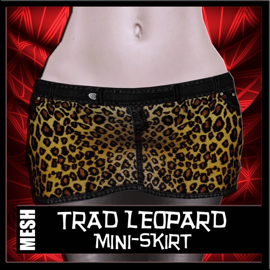 FK! - Trad Leopard Mini Skirt 