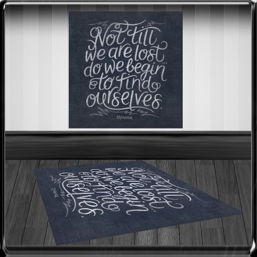 *~LT~* Find Ourselfs Rug/ Wall Art