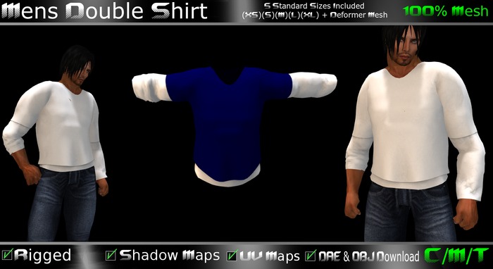 EVO - Mens Double Shirt (Boxed) 
