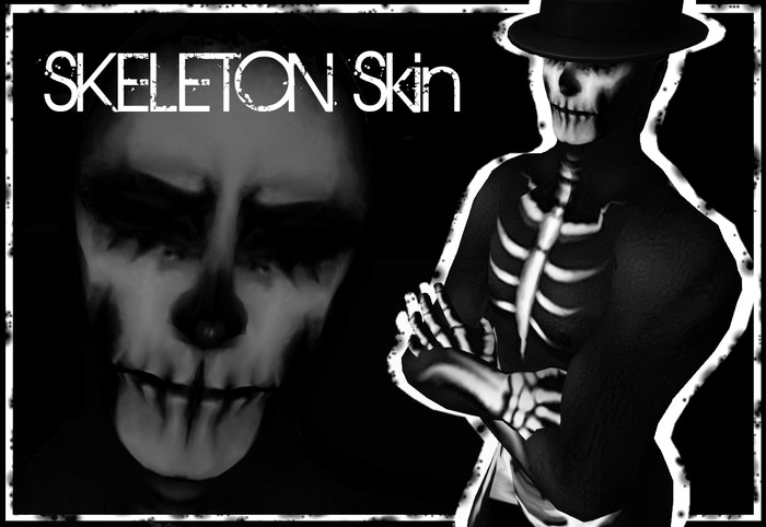 [LC] - DEMO Skeleton Tattoo Skin