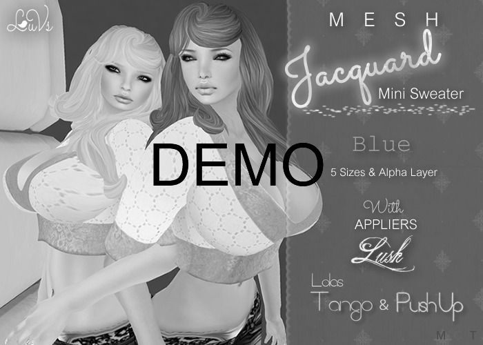 [LuVs] Jacquard Mini Sweater Demo Bagged