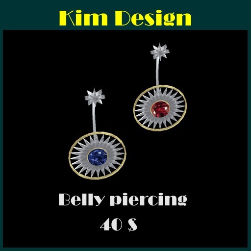 Kim Design - Belly piercing