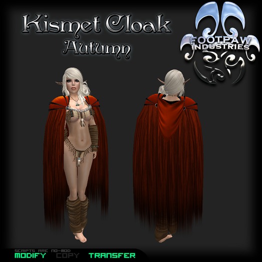 [FPI] Kismet Cloak Autumn - Unisex Hooded Cloak
