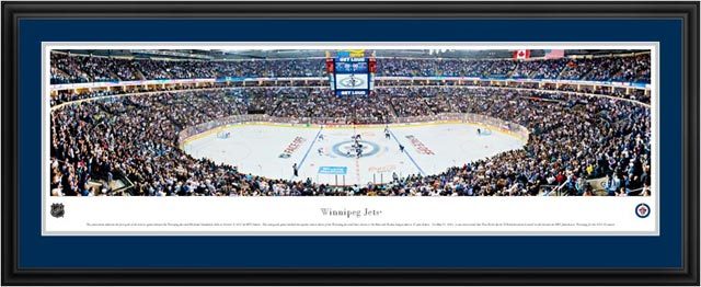 Winnipeg Jets Rink Framed {P}