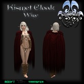 [FPI] Kismet Cloak Wine - Unisex Hooded Cloak