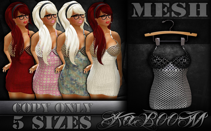 \\KB// Poke De Dots Mesh Studded Skirt